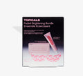 Brightening skincare gift set box from Topicals Faded showing the Faded Brightening Bundle packaging featuring the Cleansing Bar, Brightening Serum, and Eye Masks on a white background.